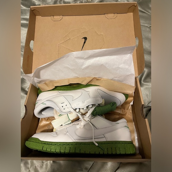 Nike Air Dunk Jumbo Phantom-Chlorophyll Men’s Size 10.5 - Picture 9 of 9